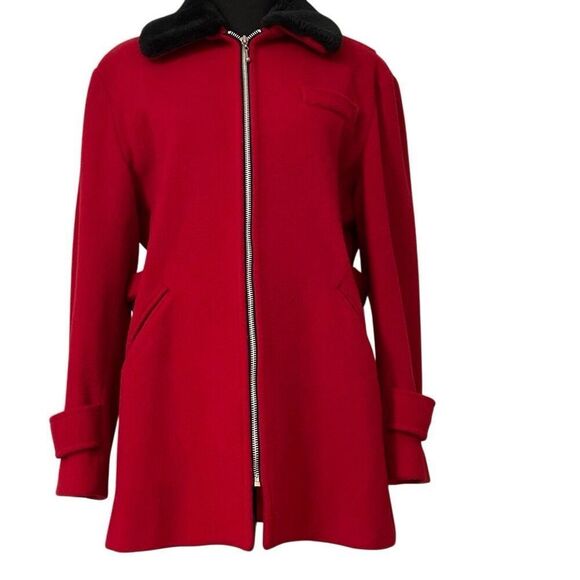 Jonathan Michael Vintage Wool Faux Fur collar - Picture 3 of 14